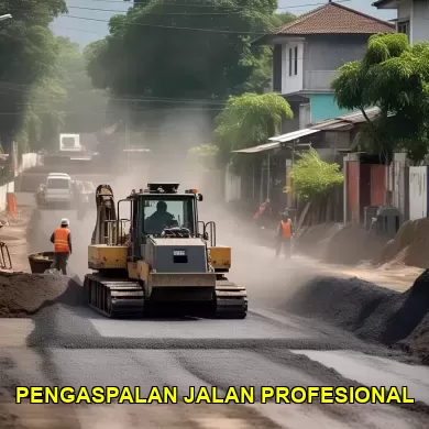 pengaspalan jalan profesional